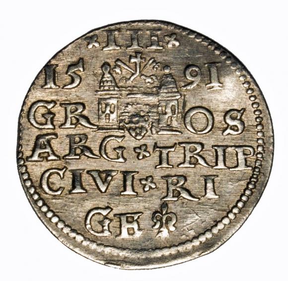 3 groschen 1591 Sigismund III Vasa Riga (2)
