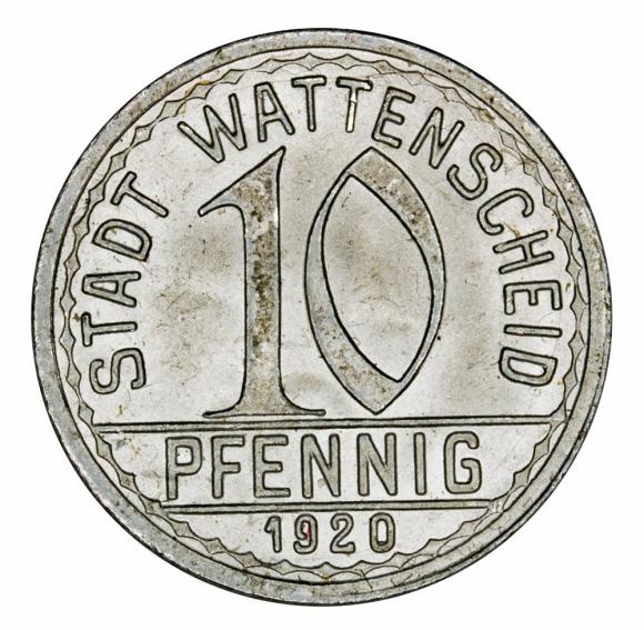 10 pfennig 1920 Wattenscheid Westphalia (1)