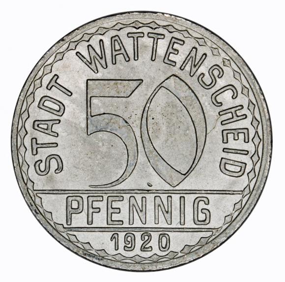 50 pfennig 1920 Wattenscheid Westphalia