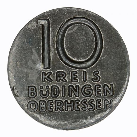 10 pfennig Budingen Hessen