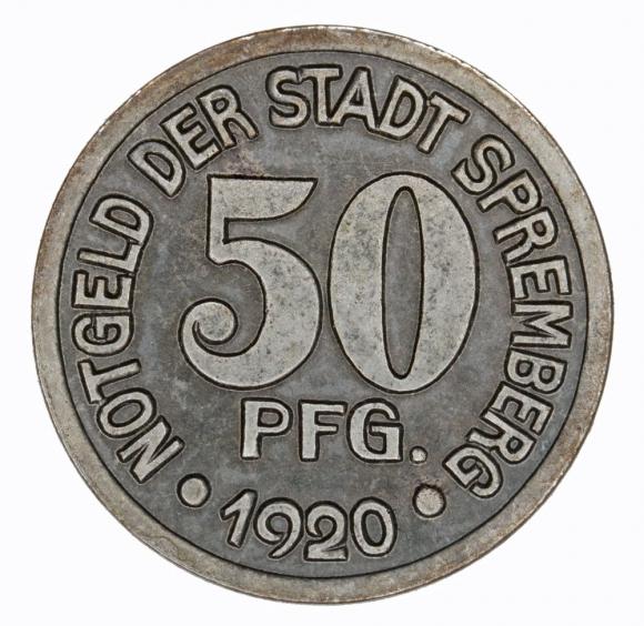 50 pfennig 1920 Spremberg Brandenburg
