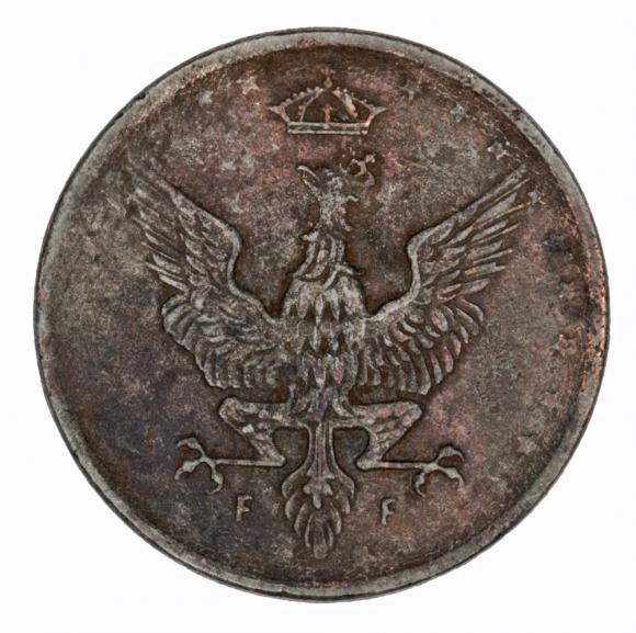 5 pfennig 1917 Polish Kingdom Stuttgart