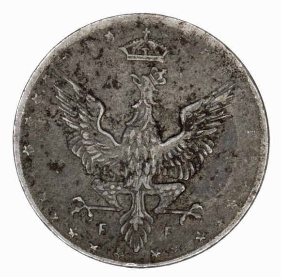 5 pfennig 1918 Polish Kingdom Stuttgart
