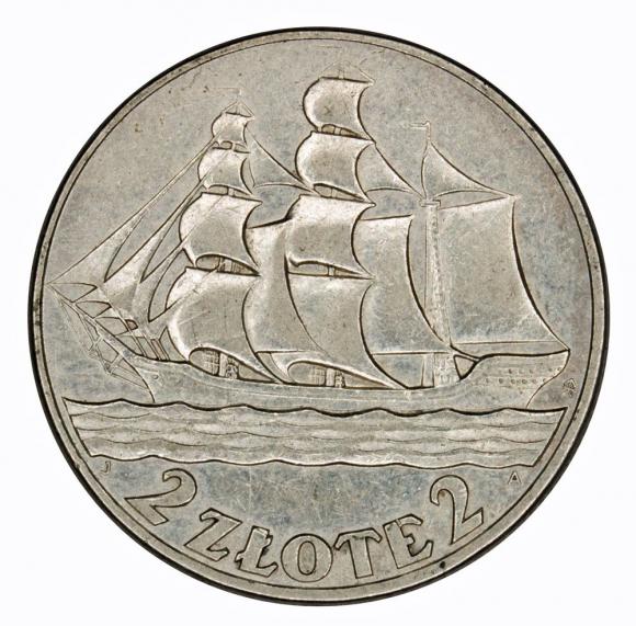 2 zlote 1936 Sailing ship Second Polish Republic Warsaw (1)
