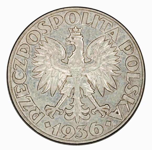 2 zlote 1936 Sailing ship Second Polish Republic Warsaw (2)