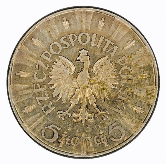 5 zlotych 1936 Jozef Pilsudski Second Polish Republic (2)