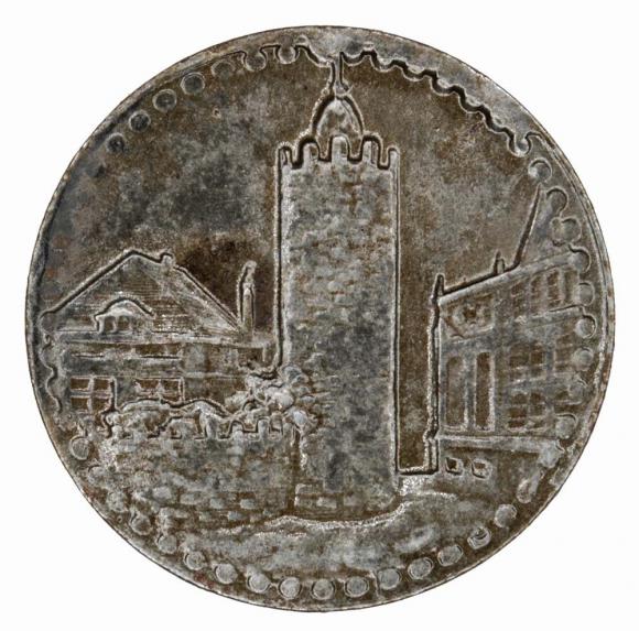 5 pfennig 1919 Posseneck Saxony (2)