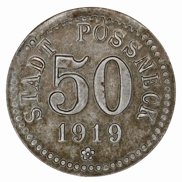 10 pfennig 1919 Posseneck Saxony