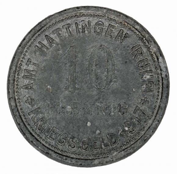10 pfennig 1917 Hattingen Westphalia (1)