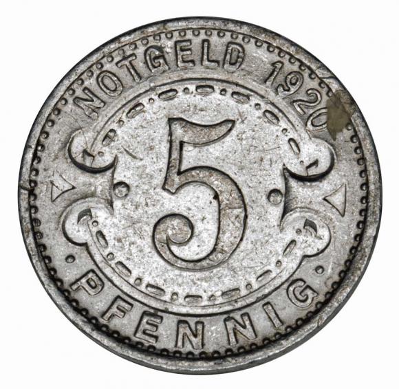 5 pfennig 1920 Witten Westphalia (1)