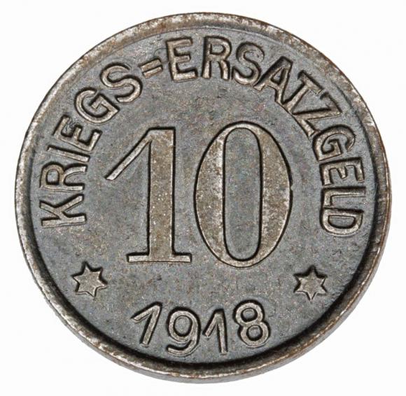 10 pfennig 1918 Crefeld Rhineland (1)