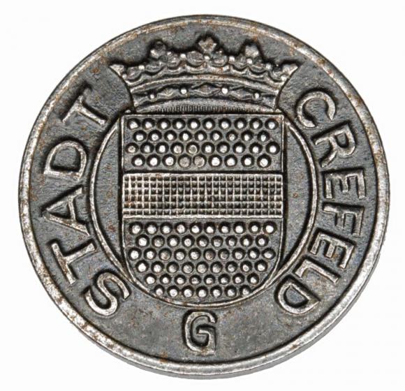 5 pfennig 1919 Crefeld Rhineland (2)