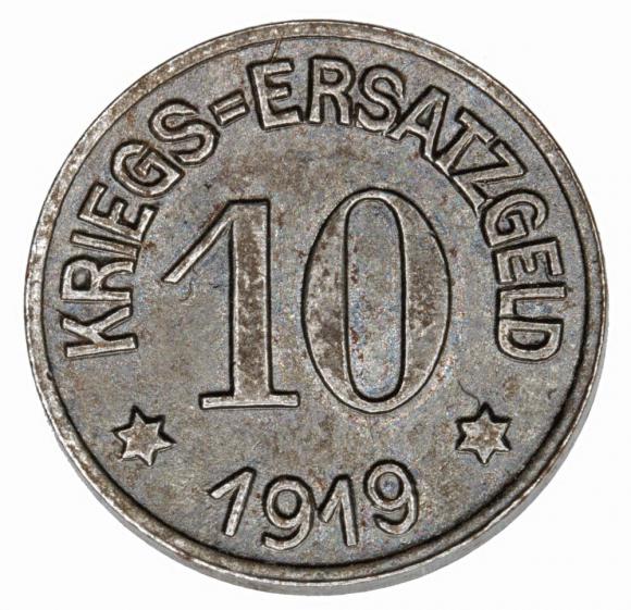 10 pfennig 1919 Crefeld Rhineland