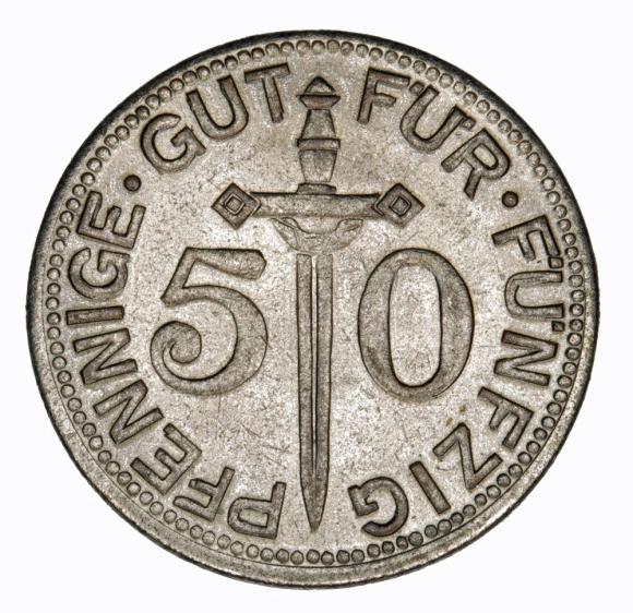 50 pfennig 1917 Solingen Rhineland (2)
