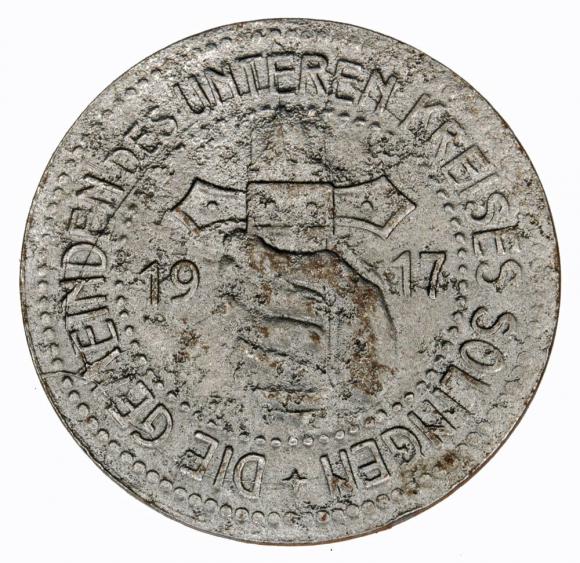 50 pfennig 1917 Solingen Rhineland (2)