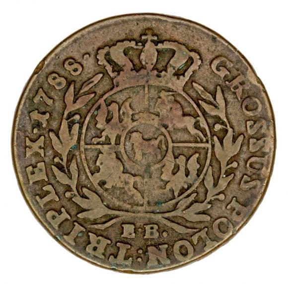 3 groschen 1788 Stanislaw August Poniatowski Warsaw (2)