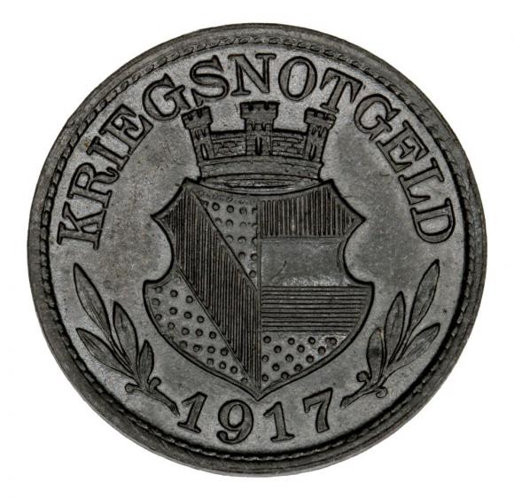10 pfennig 1917 Pforzheim Baden (2)