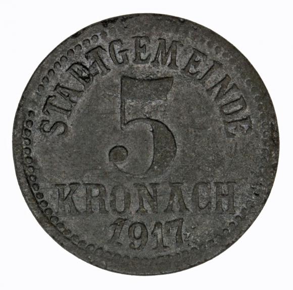 5 pfennig 1917 Kronach Bavaria (1)