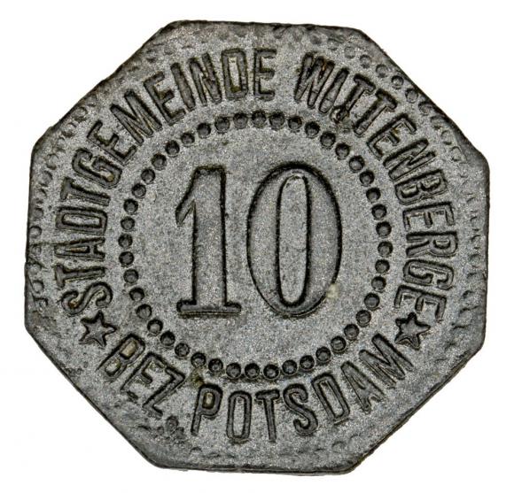 10 pfennig 1917 Wittenberge Brandenburg (1)