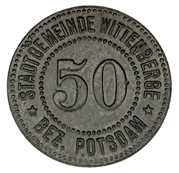 50 pfennig 1917 Wittenberge Brandenburg (1)