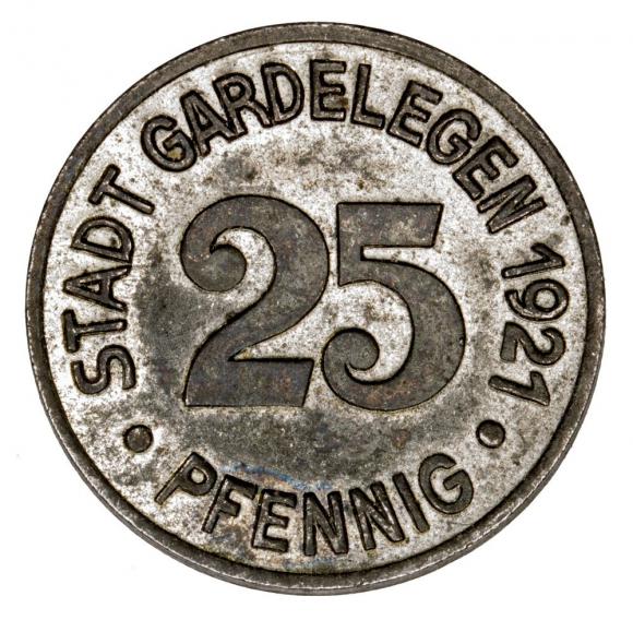 25 pfennig 1921 Gardelagen Saxony (1)