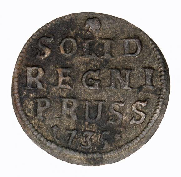 Schilling 1735 Frederick William I Prussia (1)
