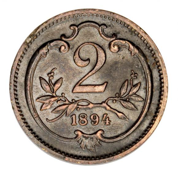 2 heller Franz Joseph I Austria Vienna (1)