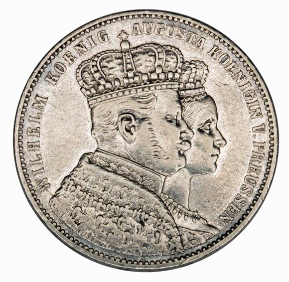 Thaler 1861 Wilhelm I Hohenzollern Prussia Berlin (1)