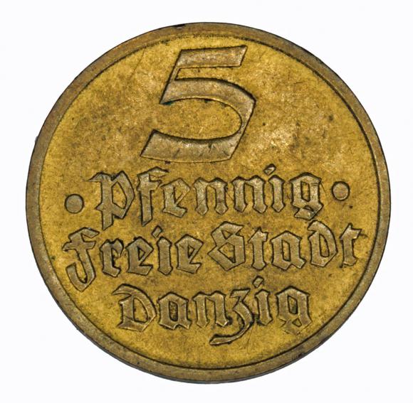 5 pfennig 1932 Free City of Danzig Gdansk (1)