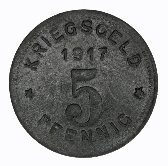 5 pfennig 1917 Witten Westphalia (2)