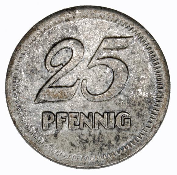 25 pfennig 1919 Mannheim Baden (2)