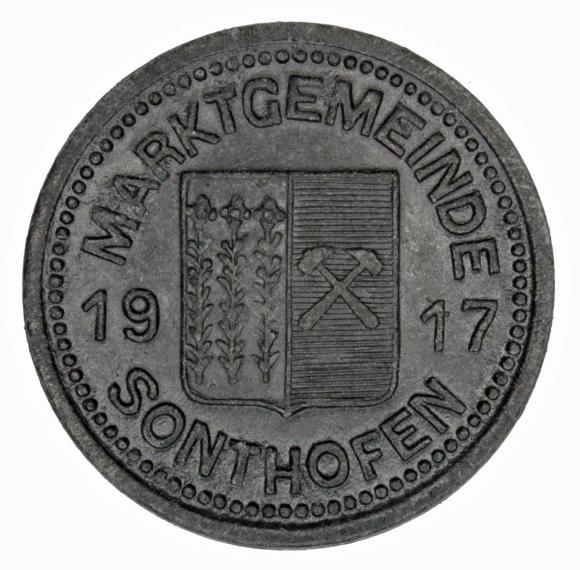 10 fenigów 1917 Sonthofen Bawaria