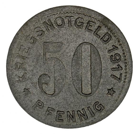 50 pfennig 1917 Gummersbach Rhineland (2)