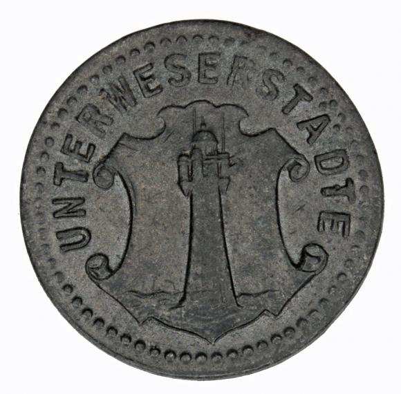 10 pfennig 1919 Unterweserstadte (1)