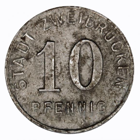 10 pfennig 1919 Zweibrucken Rhineland (1)