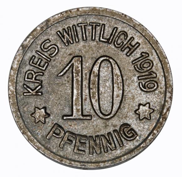 10 pfennig 1919 Wittlich Rhineland