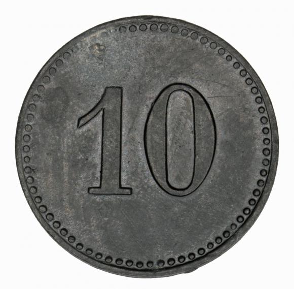 10 pfennig 1919 Tangermunde Saxony (2)
