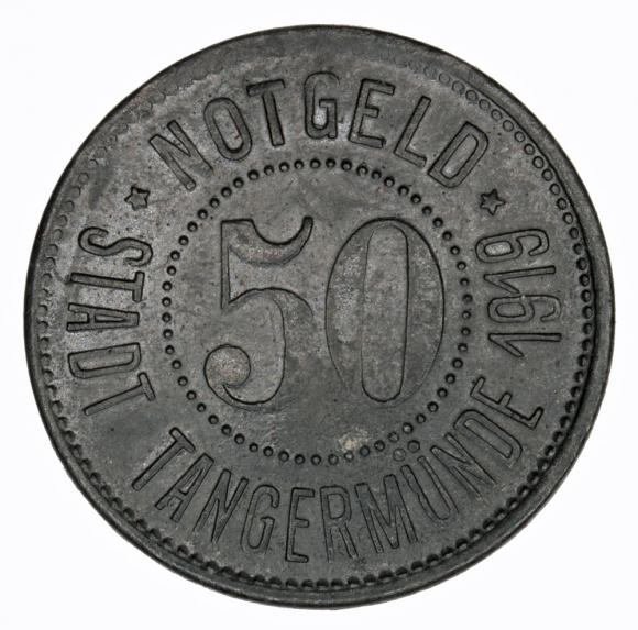 50 pfennig 1919 Tangermunde Saxony (1)