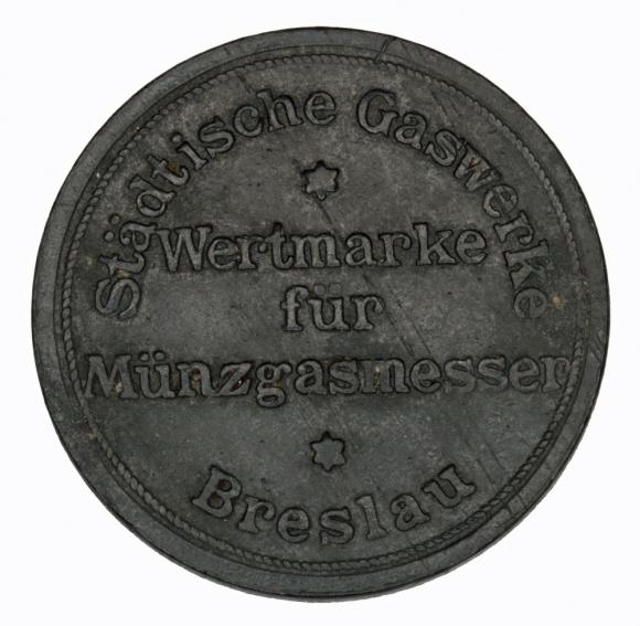 Gas token 1921 Wroclaw Breslau