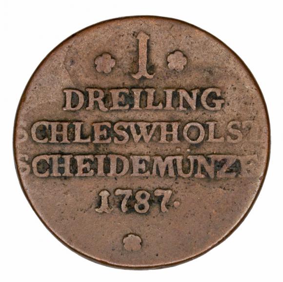 1 dreiling 1787 Christian VII Schleswig Holstein