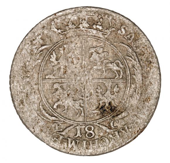 1/4 thaler 1754 Augustus III Leipzig
