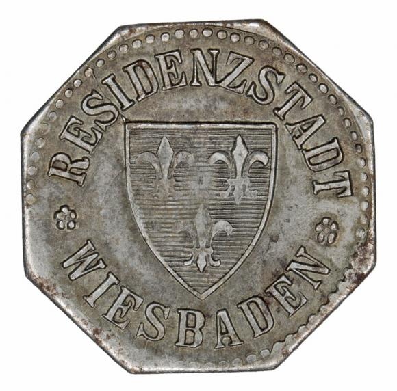 10 pfennig 1917 Wiesbaden Hesse
