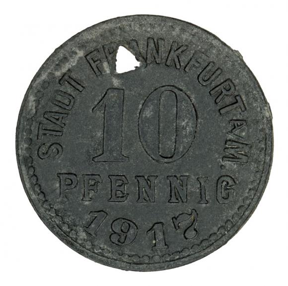 10 pfennig 1917 Frankfurt Hesse