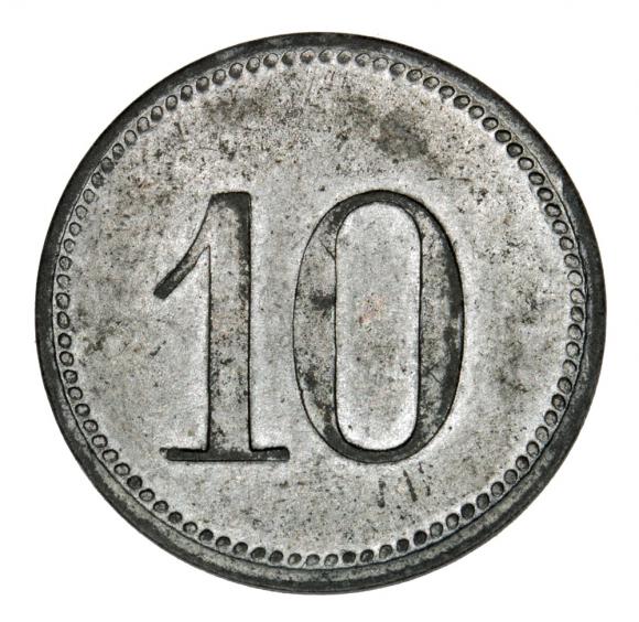 10 pfennig 1917 Lauingen Bavaria (2)