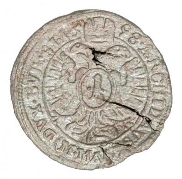 1 kreuzer 1698 Leopold I Silesia Wroclaw