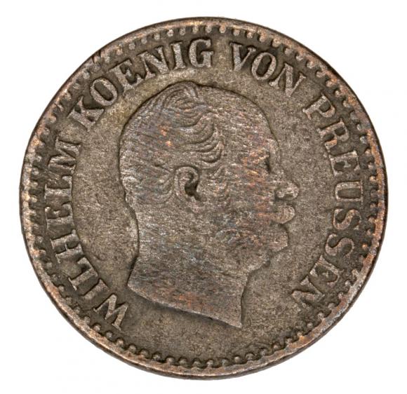 1 silver groschen 1862 Wilhelm I Hohenzollern Germany Prussia Berlin A