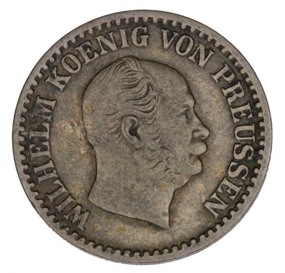 1 silver groschen 1864 Wilhelm I Hohenzollern Germany Prussia Berlin A (1)