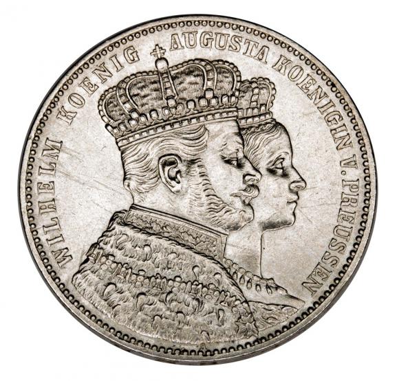 Thaler 1861 Wilhelm I Hohenzollern Prussia Berlin (1)
