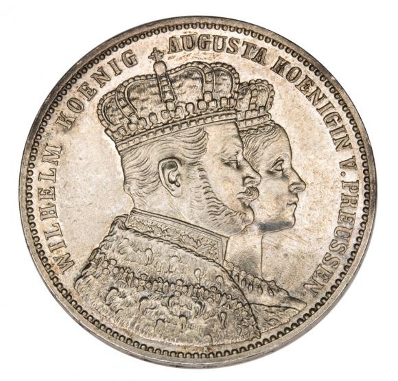 Thaler 1861 Wilhelm I Hohenzollern Prussia Berlin (1)