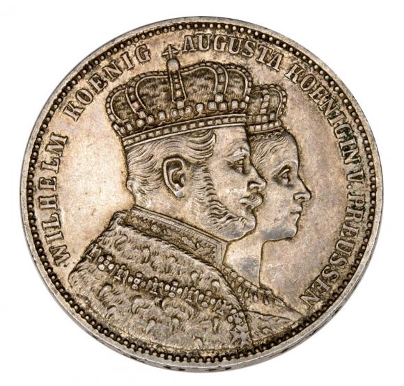 Thaler 1861 Wilhelm I Hohenzollern Prussia Berlin (1)